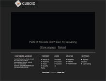 Tablet Screenshot of cuboidindia.com